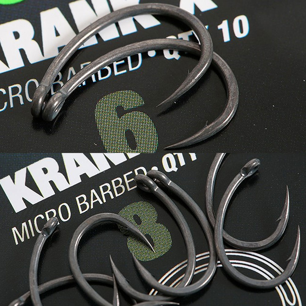 Korda Krank X Hooks 8 and 6 Close Ups