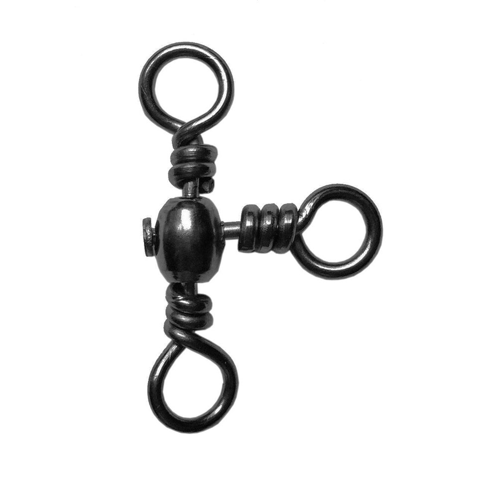 Mustad Three Way Cross Barrel Swivel