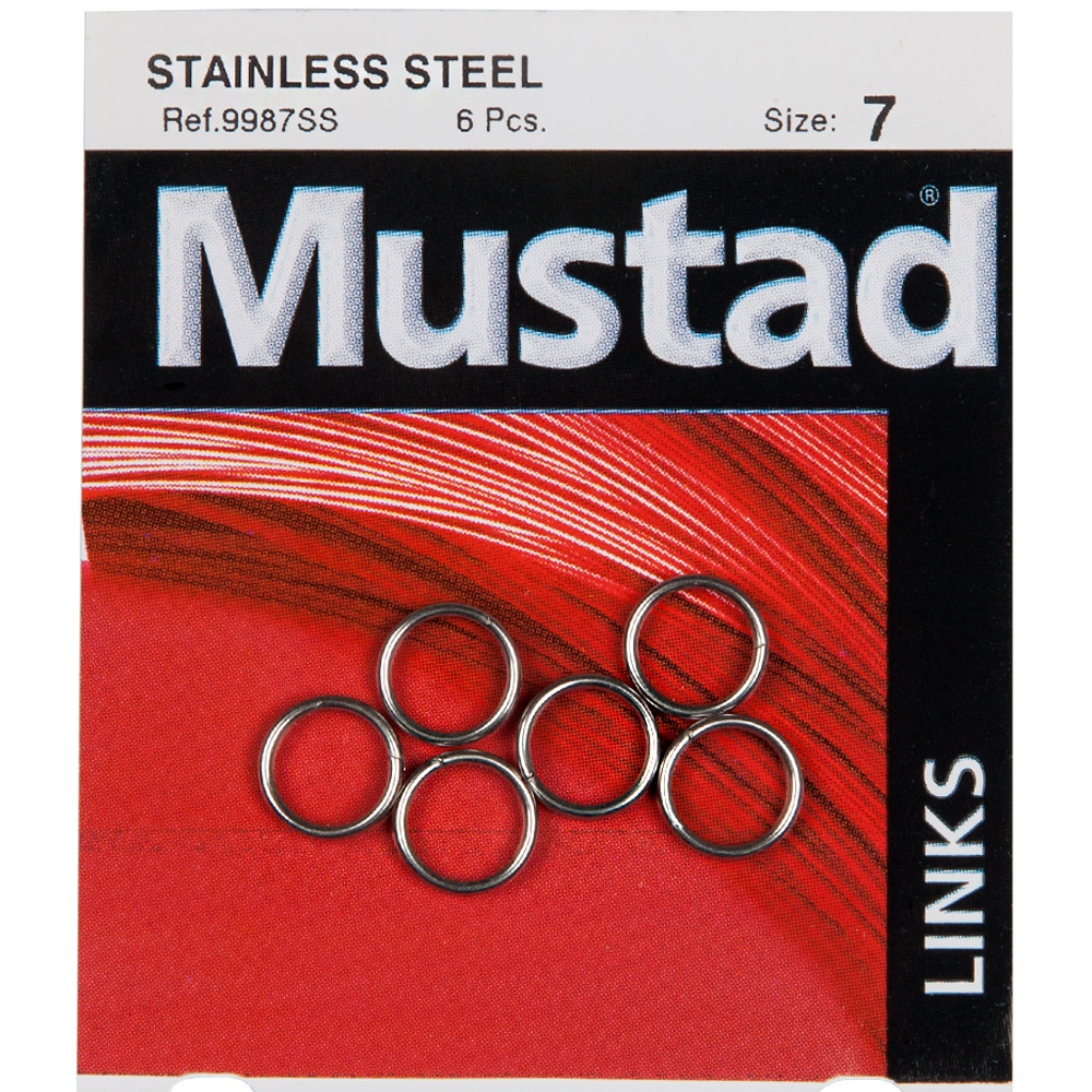 Mustad Stainless Steel Split Rings