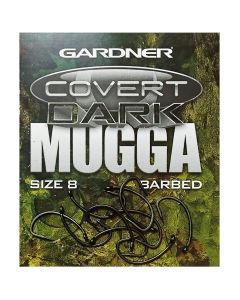 Gardner Covert Dark Mugga Hooks Barbed