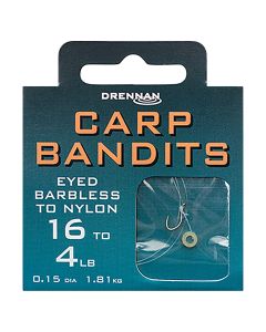 Drennan Carp Bandits Haken met Nylon